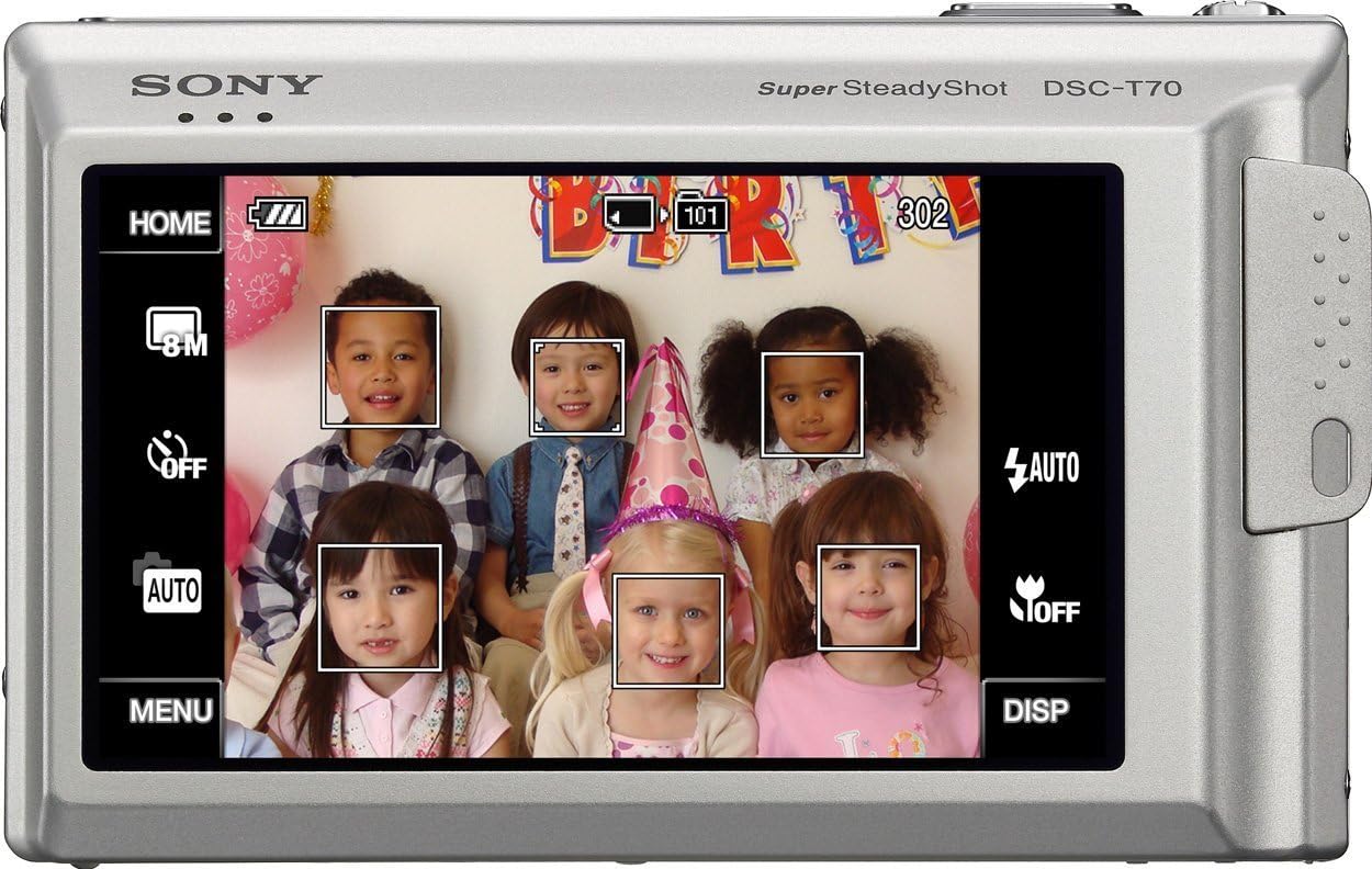 Sony Cyber-shot DSC-T70 Digital Camera (8.1 MP, 3x Optical Zoom